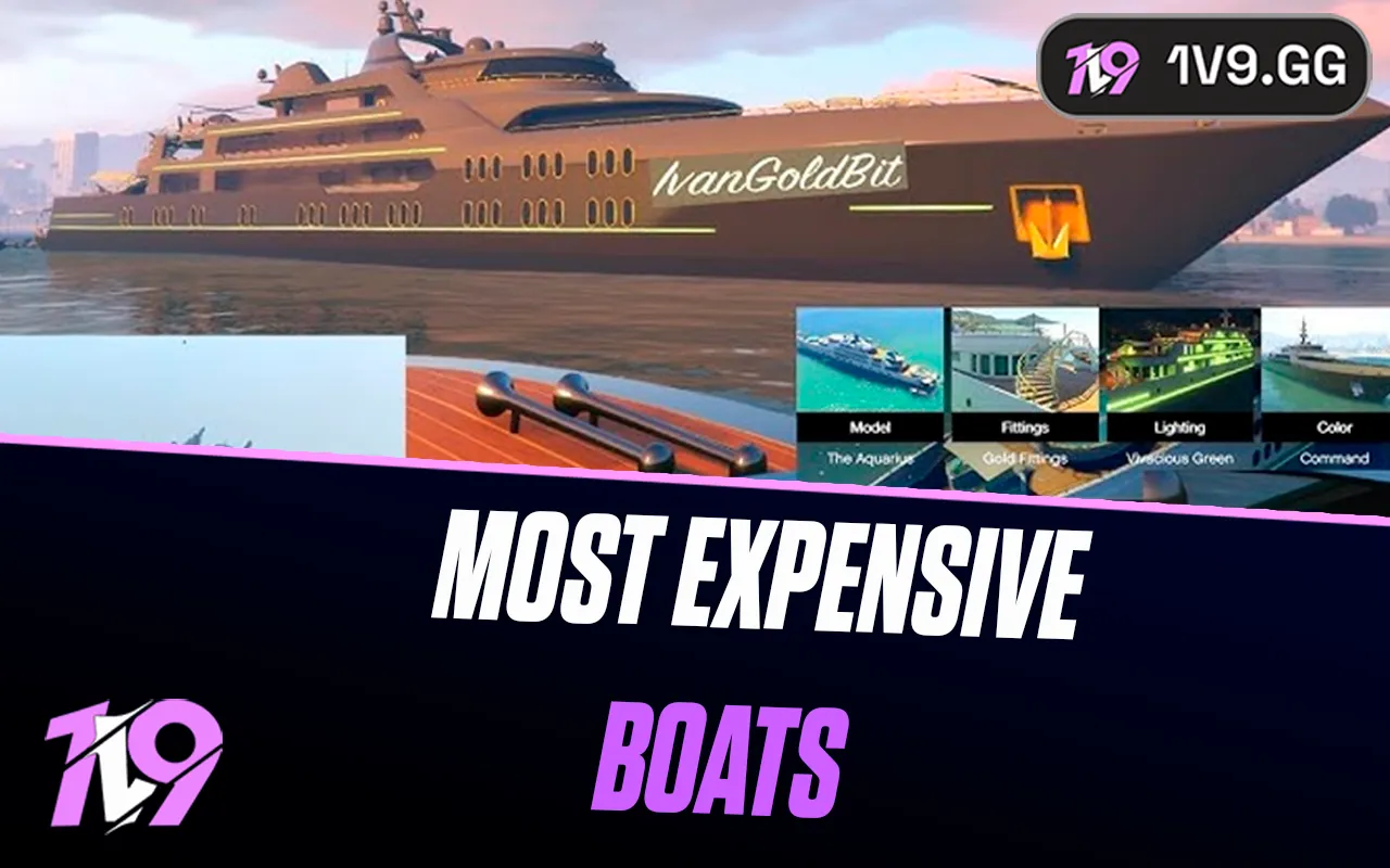 10 Most Expensive Boats in GTA Online